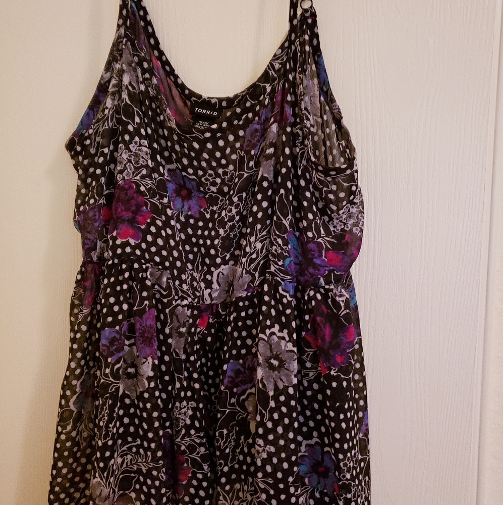 Torrid babydoll tank top